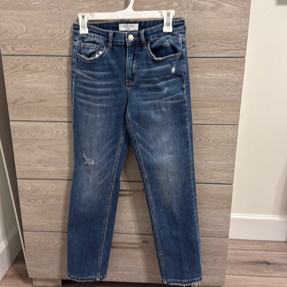 Just like magic high rise dad fit jeans